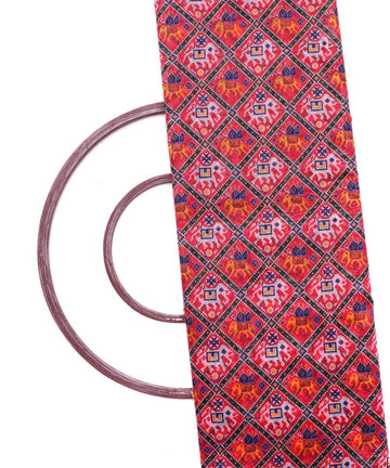 Floral Print Chanderi Fabric